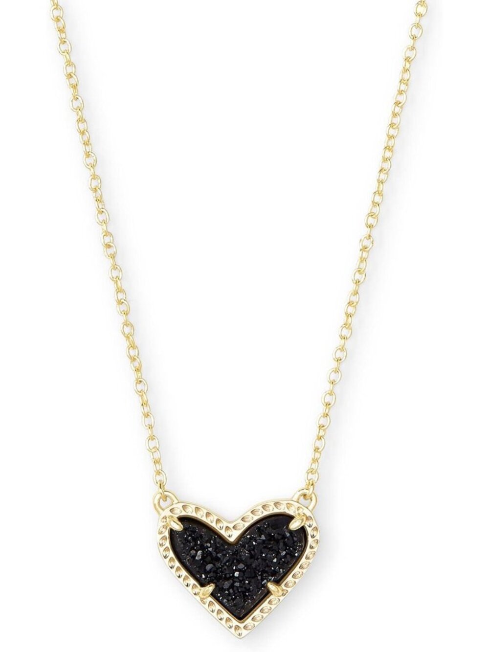 Heart Pendant Necklace for Women, Adjustable Length Fashion Jewelry, Chic